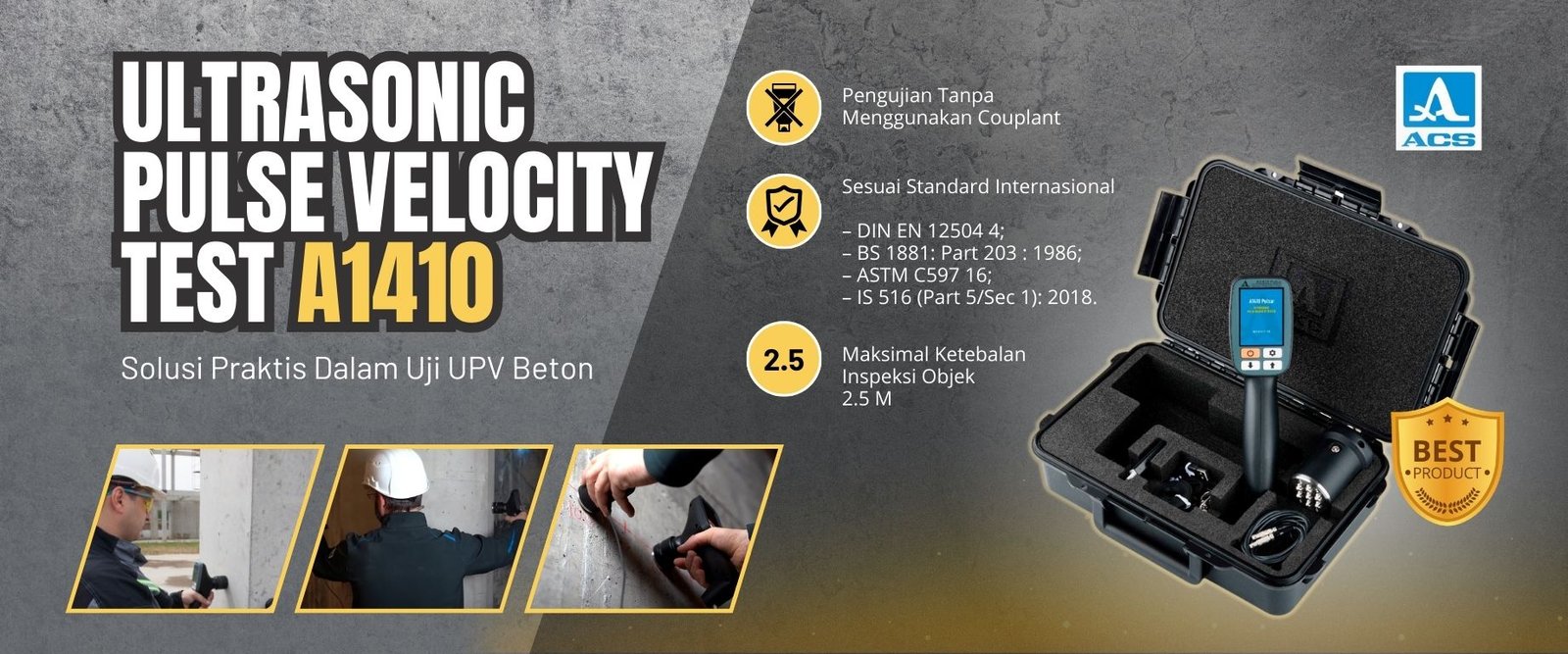 Ultrasonic Pulse Velocity Test